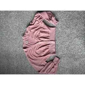 Urban Outfitters Sofia Pocket Button Cardigan Soft Pink Cropped Size Small